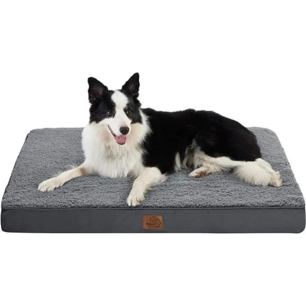 Large Dog Orthopedic Dog Beds with Removable Washable Cover for Dogs Up to 65lbs